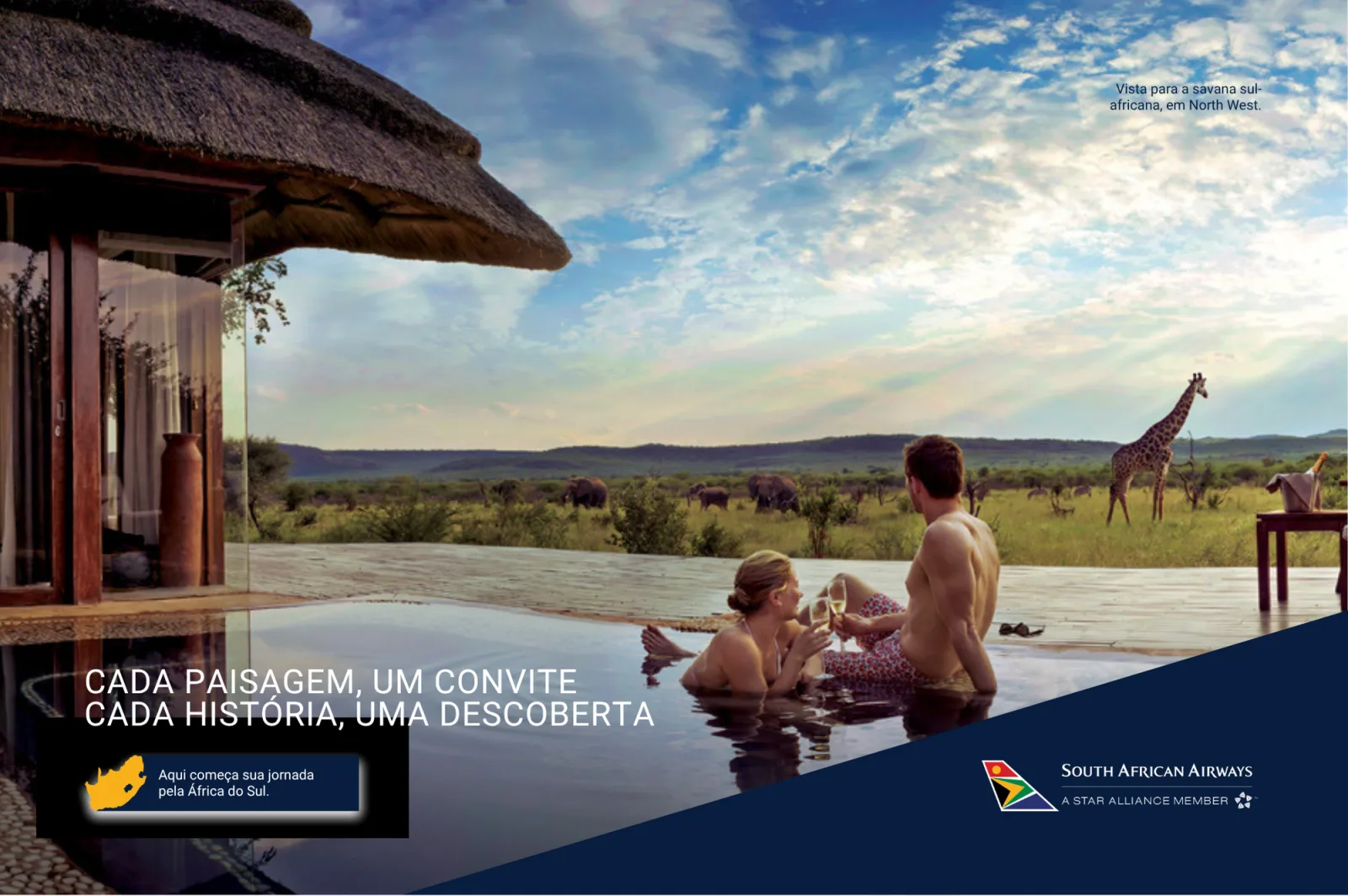 Página 1 do catálogo da South African Airways